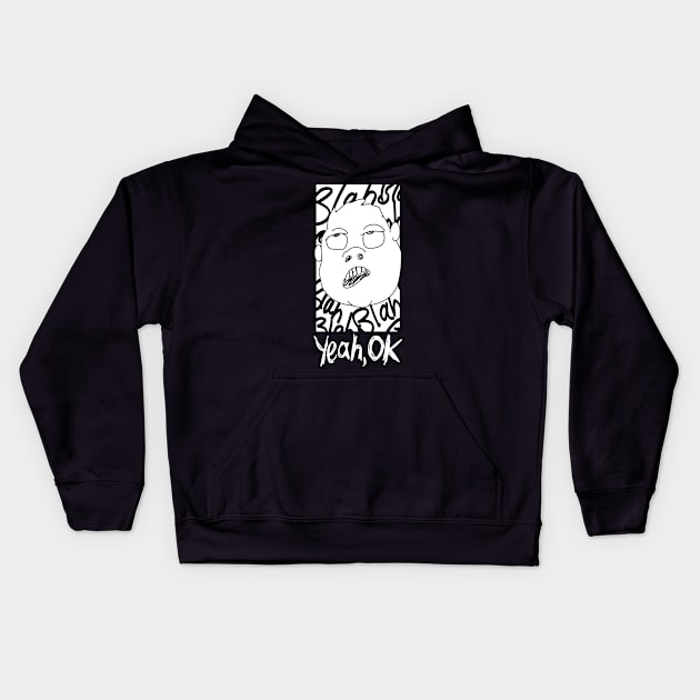 Yeah, OK (male) inversed Kids Hoodie by LostintheLines